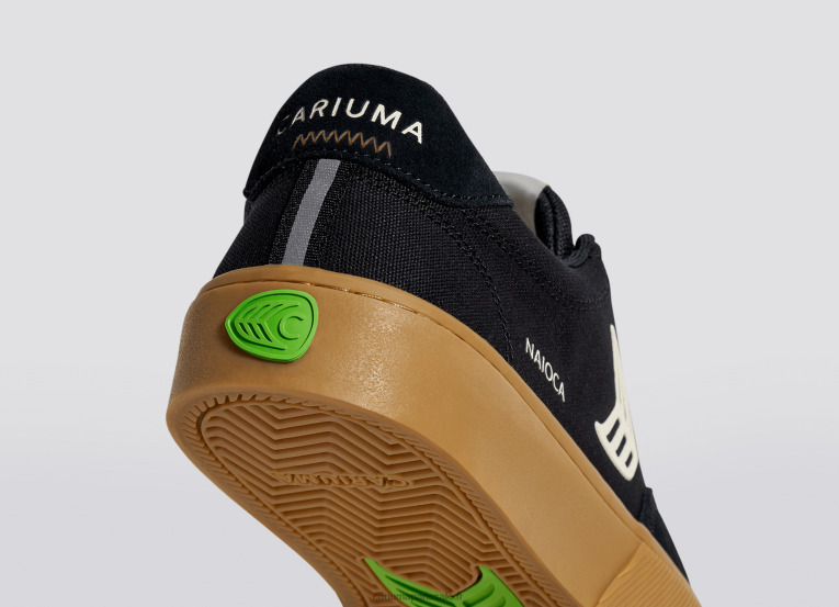Hommes D8FT106 gomme noire/ivoire Cariuma