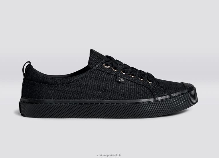 Hommes D8FT11 toute toile noire Cariuma