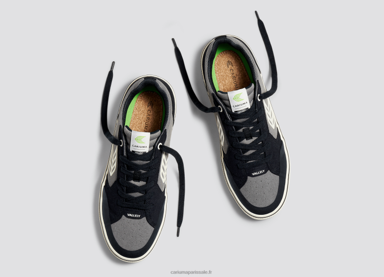 Hommes D8FT118 noir  gris anthracite/ivoire Cariuma