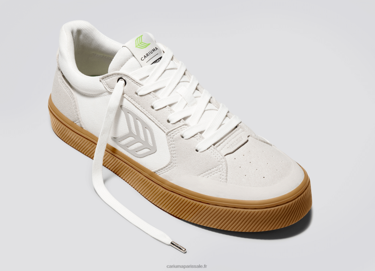 Hommes D8FT119 gomme vintage blanc cassé/gris Cariuma
