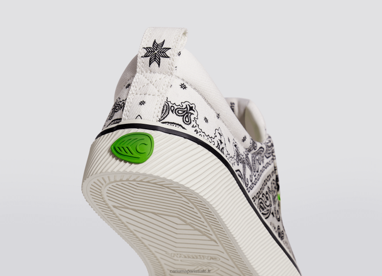 Hommes D8FT12 toile bandana blanc cassé Cariuma