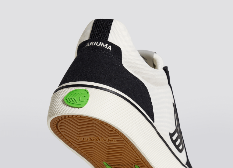 Hommes D8FT122 noir  blanc cassé vintage/noir Cariuma