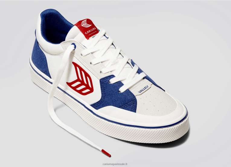 Hommes D8FT123 bleu  blanc cassé/rouge Cariuma