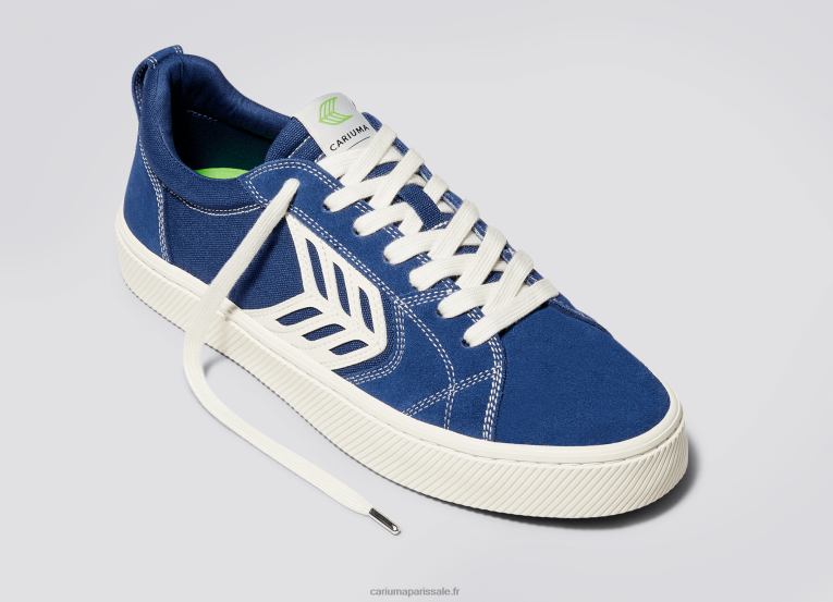 Hommes D8FT134 contraste bleu/ivoire Cariuma