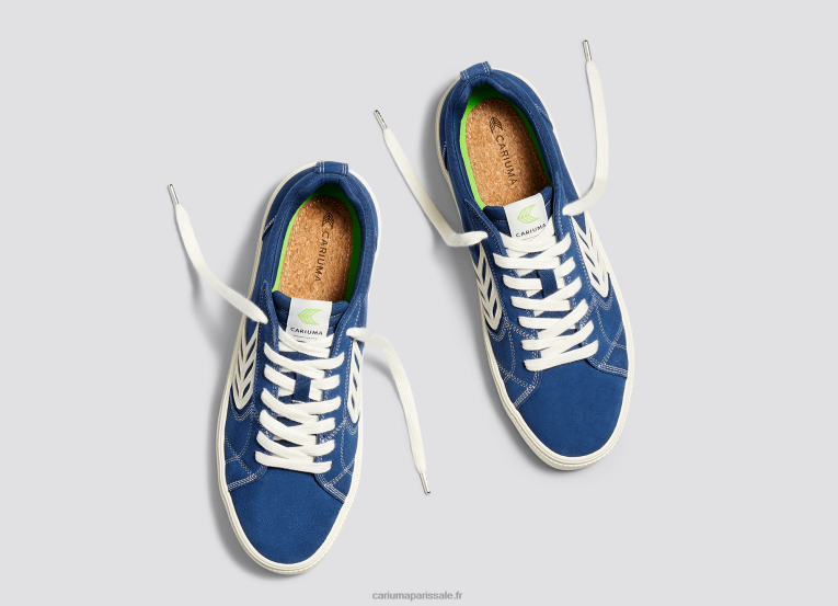 Hommes D8FT134 contraste bleu/ivoire Cariuma