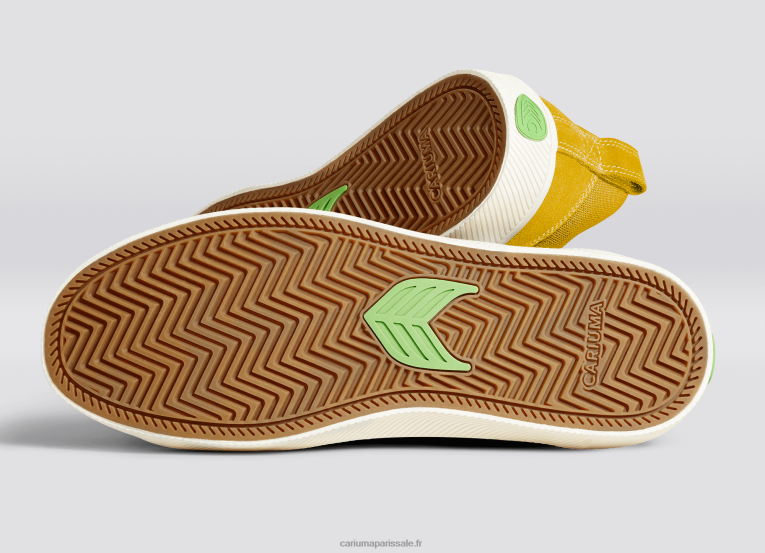 Hommes D8FT137 contraste jaune/ivoire Cariuma