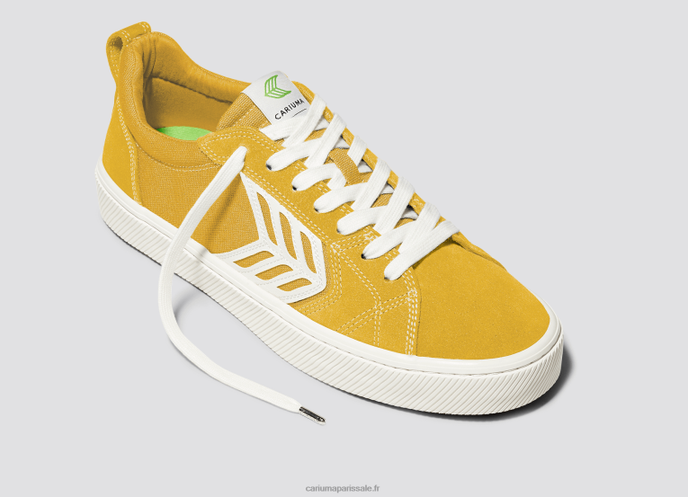 Hommes D8FT137 contraste jaune/ivoire Cariuma