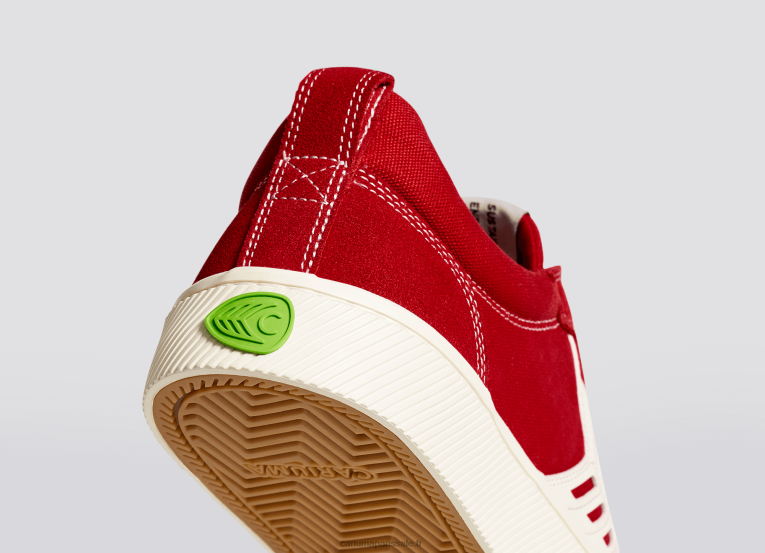 Hommes D8FT138 contraste rouge/ivoire Cariuma