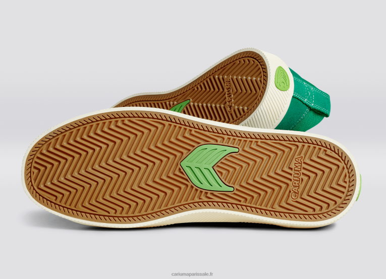 Hommes D8FT140 contraste vert/ivoire Cariuma