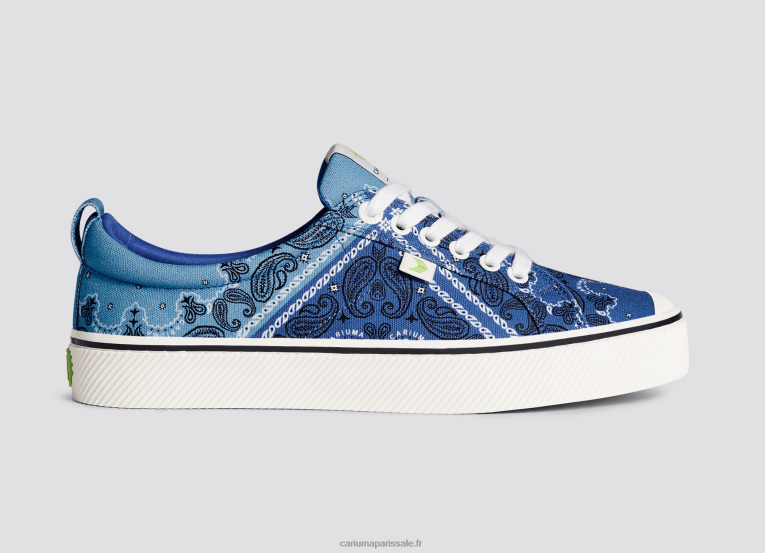 Hommes D8FT15 toile bandana bleu Cariuma