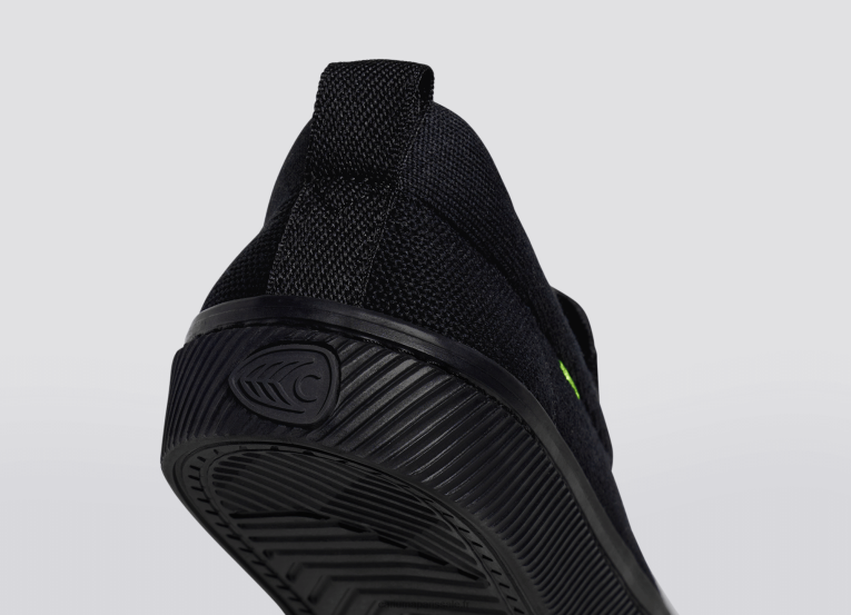 Hommes D8FT169 tout en tricot noir Cariuma
