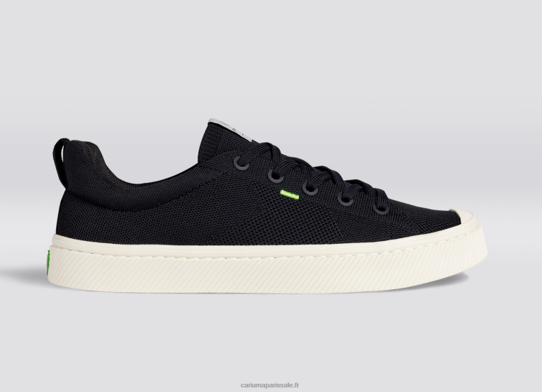 Hommes D8FT177 tricot noir Cariuma