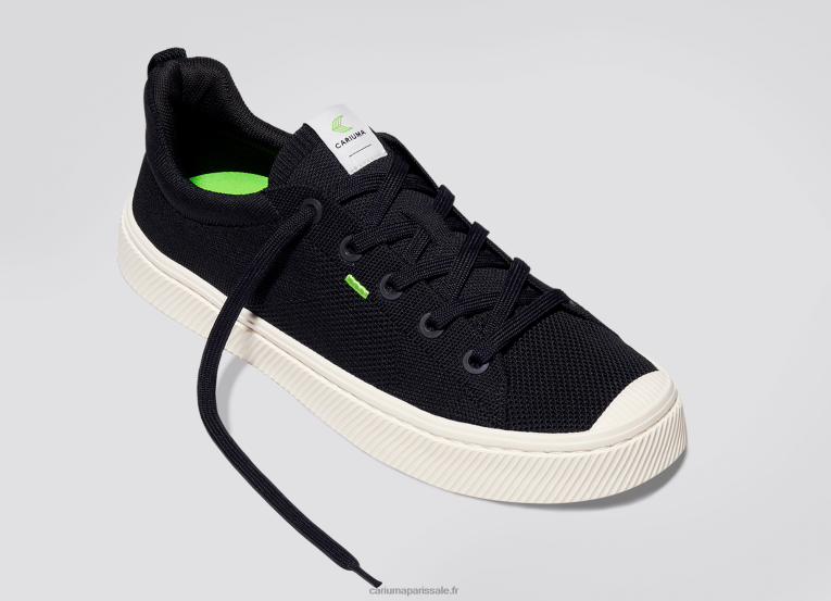 Hommes D8FT177 tricot noir Cariuma