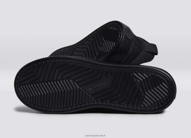 Hommes D8FT180 tout en tricot noir Cariuma