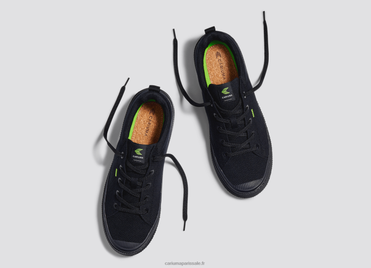Hommes D8FT180 tout en tricot noir Cariuma