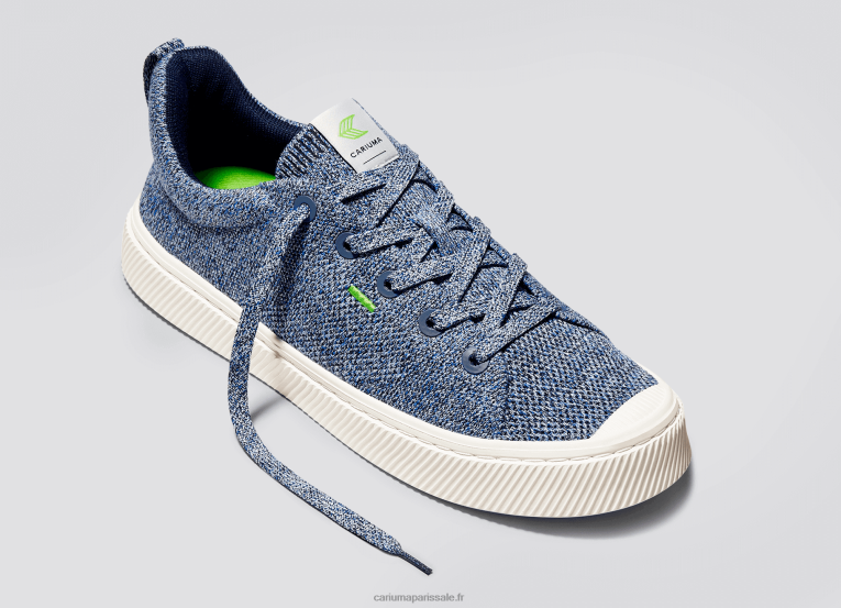 Hommes D8FT183 tricot bleu pierre Cariuma