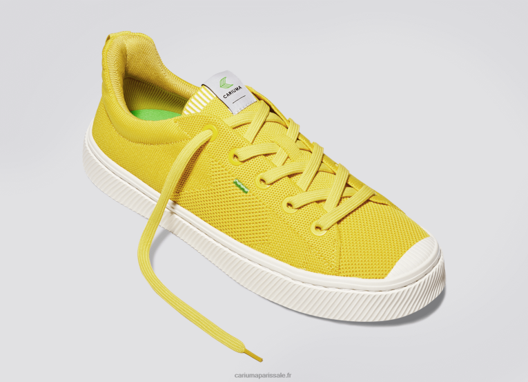Hommes D8FT186 tricot jaune soleil Cariuma