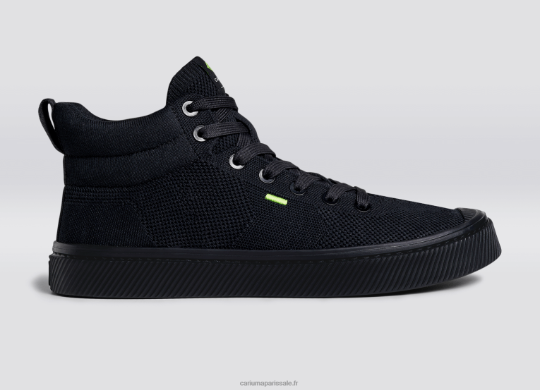 Hommes D8FT190 tout en tricot noir Cariuma