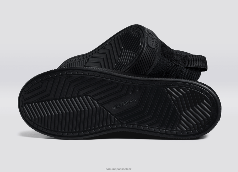 Hommes D8FT190 tout en tricot noir Cariuma