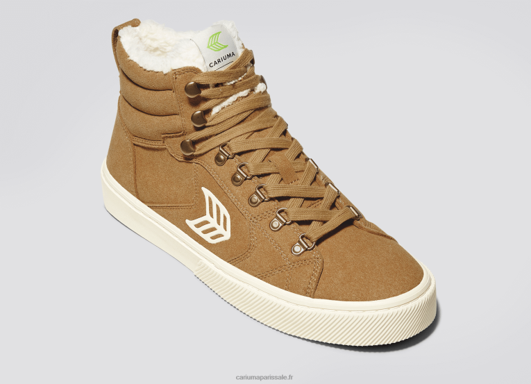 Hommes D8FT193 daim camel Cariuma