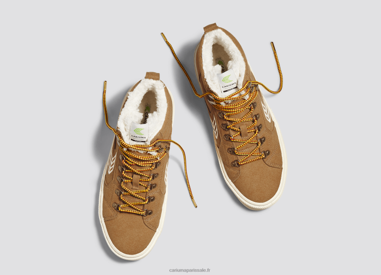 Hommes D8FT193 daim camel Cariuma