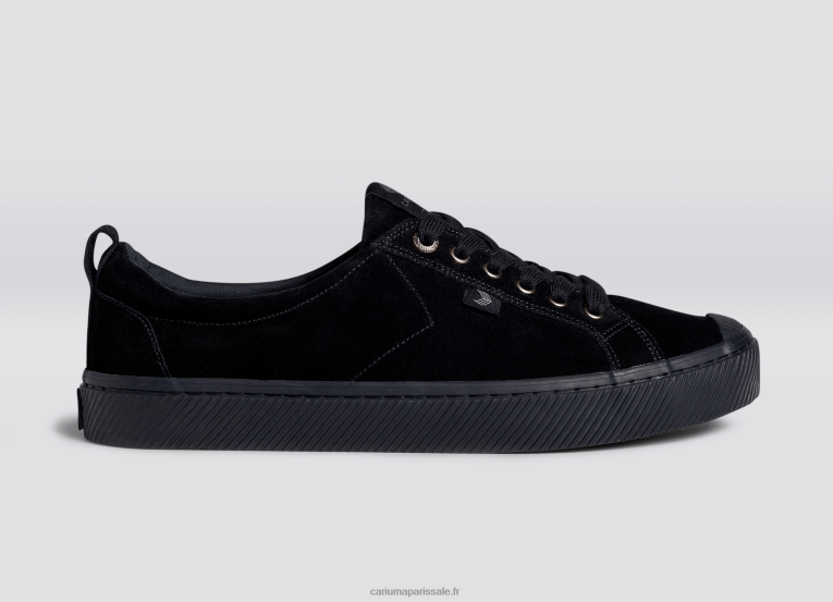 Hommes D8FT35 tout en daim noir Cariuma