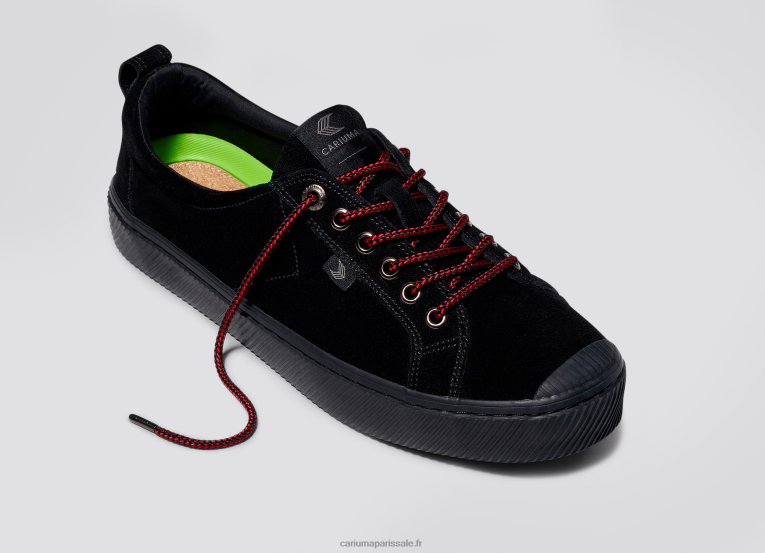 Hommes D8FT35 tout en daim noir Cariuma