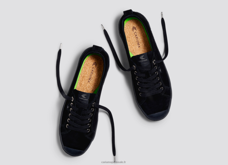 Hommes D8FT35 tout en daim noir Cariuma