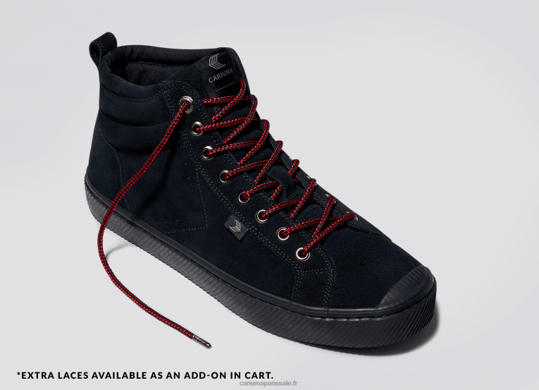 Hommes D8FT68 tout en daim noir Cariuma