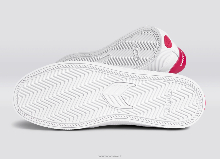 Hommes D8FT77 cuir pantone viva magenta blanc Cariuma