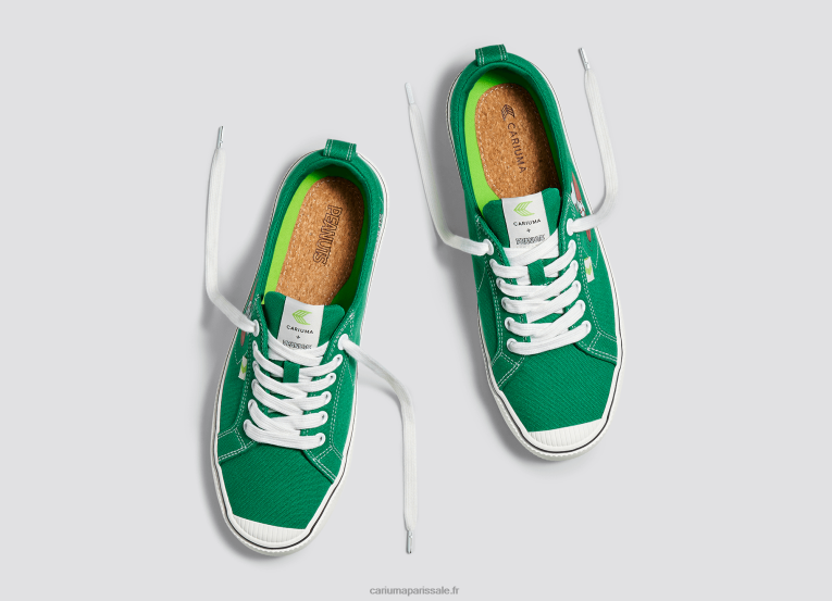 Hommes D8FT84 toile cacahuètes surf vert Cariuma