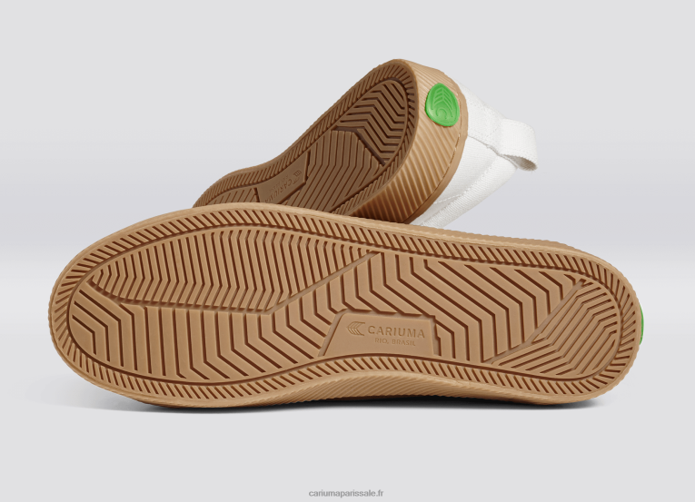 Hommes D8FT9 toile gomme blanc cassé Cariuma
