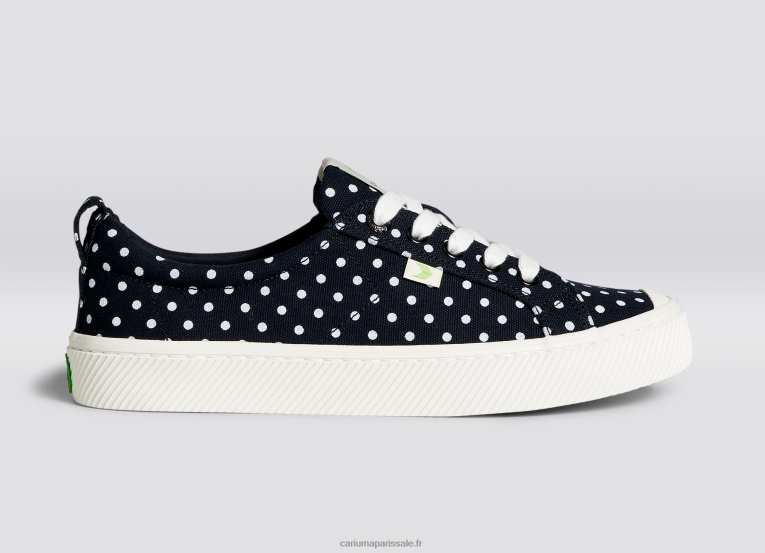 femmes D8FT225 toile à pois noirs Cariuma