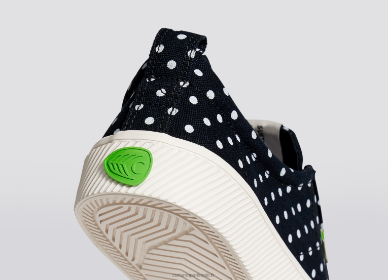 femmes D8FT225 toile à pois noirs Cariuma