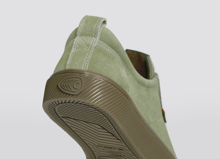 femmes D8FT244 deus ex machina suède vert huile Cariuma