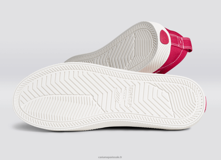 femmes D8FT251 toile pantone viva magenta/blanc cassé Cariuma