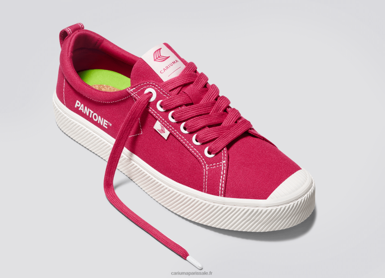femmes D8FT251 toile pantone viva magenta/blanc cassé Cariuma