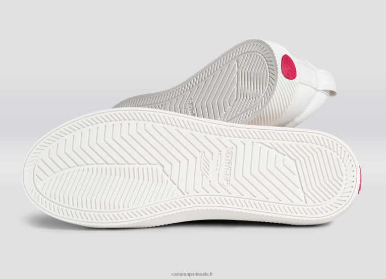 femmes D8FT252 toile pantone blanc cassé/viva magenta Cariuma
