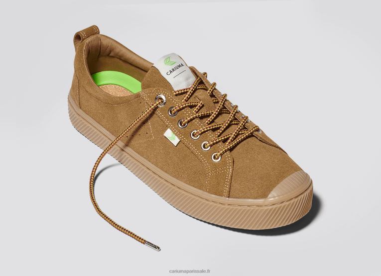 femmes D8FT254 tout daim camel Cariuma