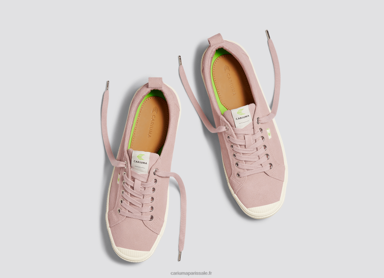 femmes D8FT259 daim rose rouge Cariuma