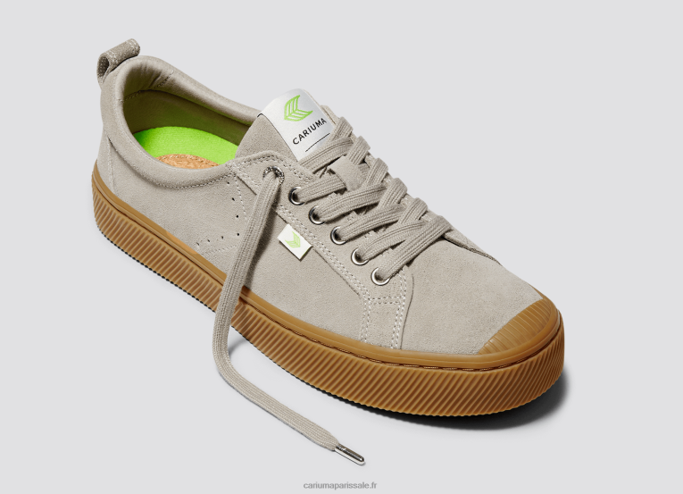 femmes D8FT260 suède gomme gris Cariuma
