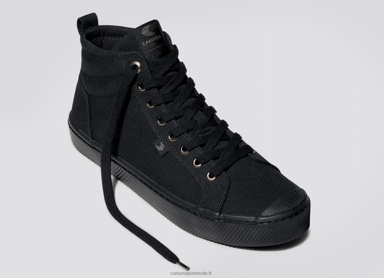 femmes D8FT274 toute toile noire Cariuma