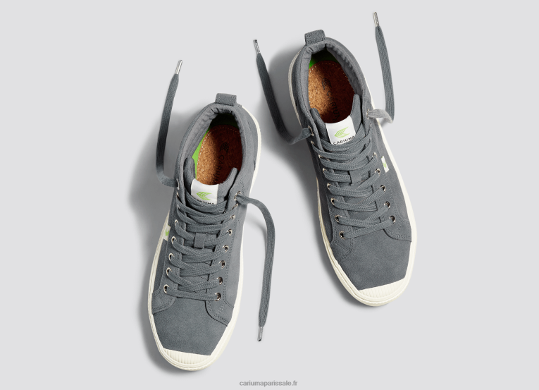 femmes D8FT277 daim gris anthracite Cariuma