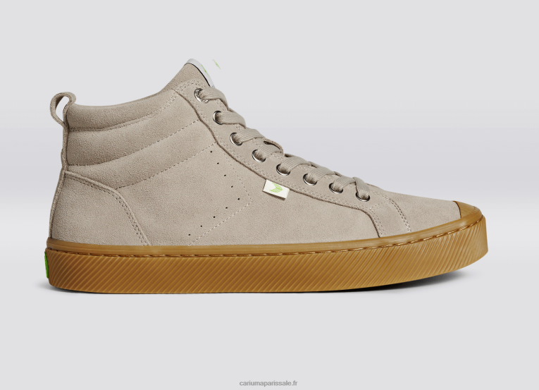 femmes D8FT278 suède gomme gris Cariuma
