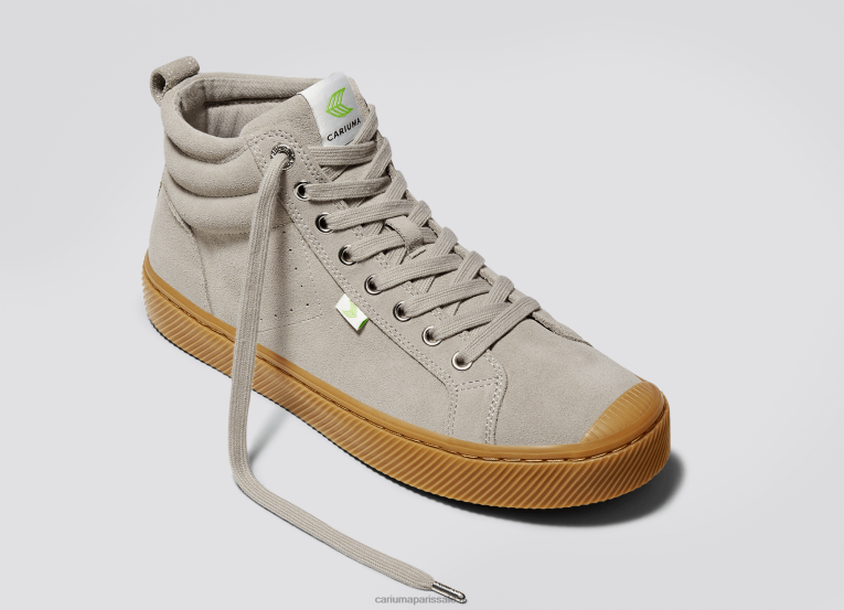 femmes D8FT278 suède gomme gris Cariuma