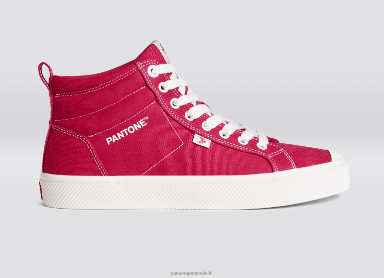 femmes D8FT280 toile pantone viva magenta/blanc cassé Cariuma