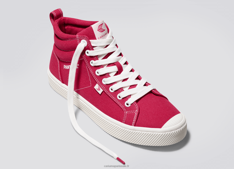femmes D8FT280 toile pantone viva magenta/blanc cassé Cariuma