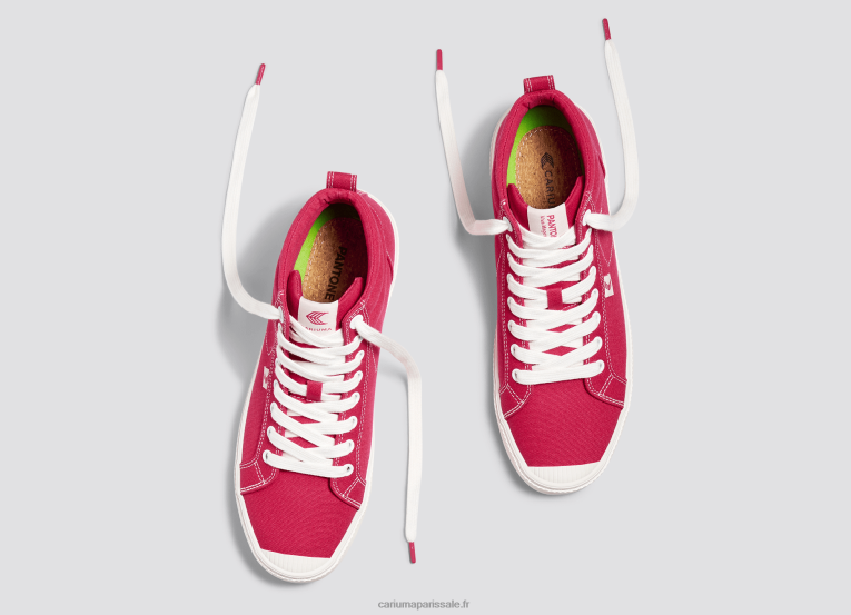 femmes D8FT280 toile pantone viva magenta/blanc cassé Cariuma