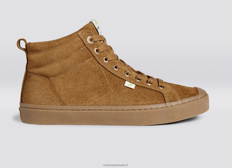 femmes D8FT284 tout daim camel Cariuma