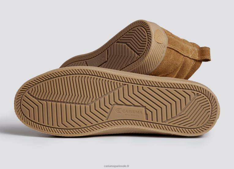 femmes D8FT284 tout daim camel Cariuma